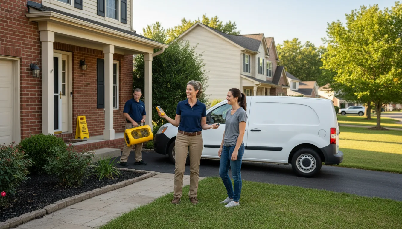 Residential water damage restoration in Camp Lejeune, NC